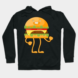 Burger monster. Hoodie